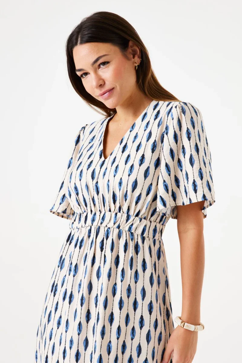 Garcia - Lange jurken - 4419.06.0005 - Zand Dessin - Afbeelding 3