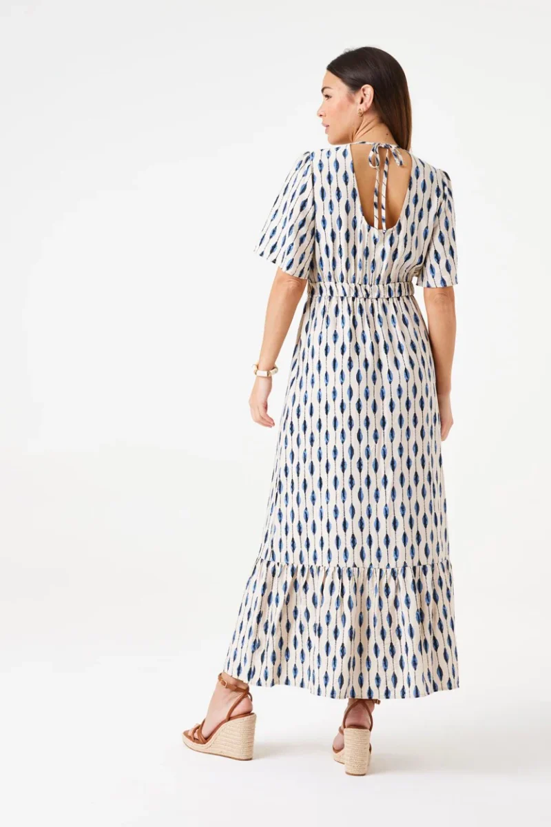 Garcia - Lange jurken - 4419.06.0005 - Zand Dessin - Afbeelding 4