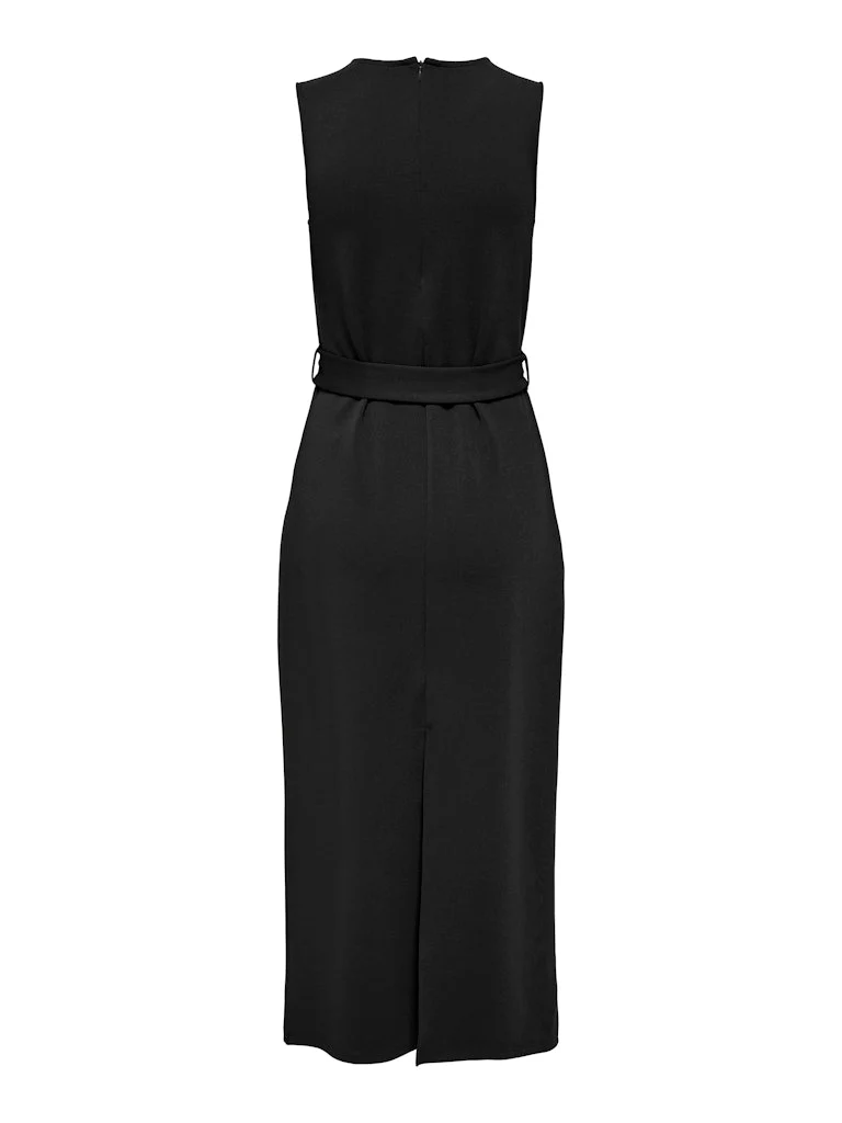 Jdyana S/l Belt Dress Jrs - Zwart - Afbeelding 3
