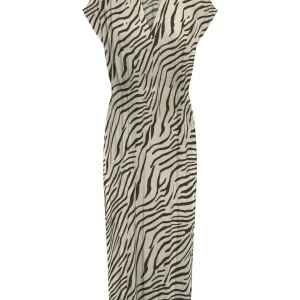Jdystarr Life S/s Midi Dress Wvn Di - Zand Dessin