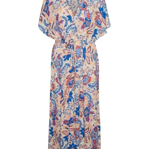 Vmmenny Ss 7/8 Kaftan Wvn Ga - Ecru Dessin