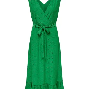 Onlsmilla S/l Midi Dress Cs Jrs - Groen
