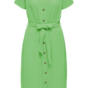 Onlthyra Button Down Dress Wvn - Groen