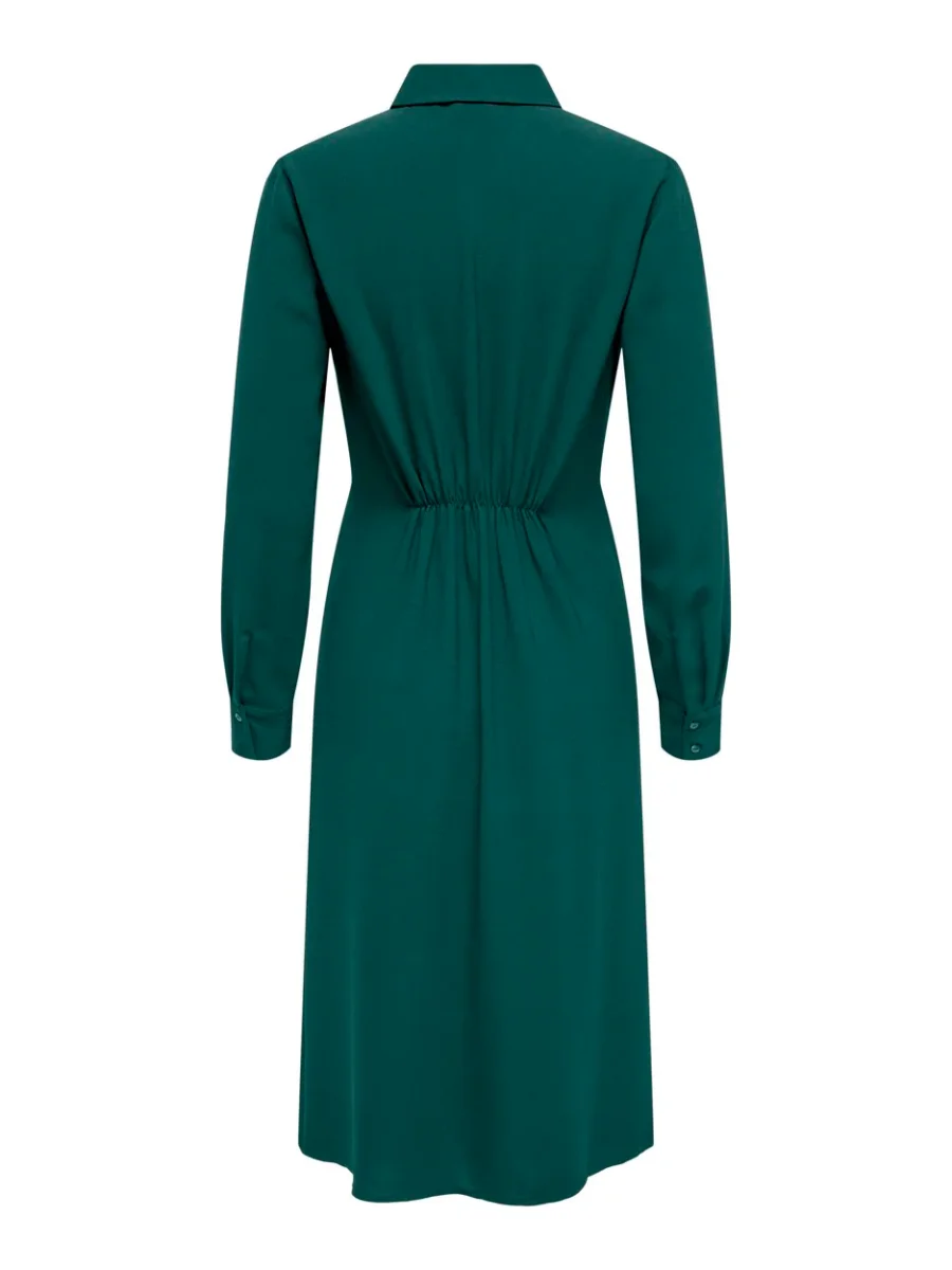 Jdyrizz L/s Wrap Shirt Dress Wvn Ex - Esmerald - Afbeelding 3