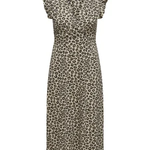 Onlmay Life S/l Wrap Midi Dress Jrs - Groen Dessin