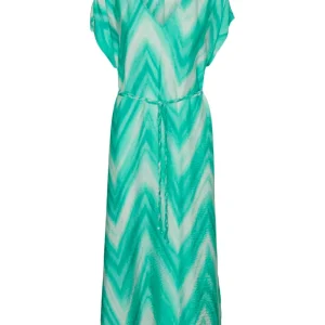 Vmjosie Kua Ss 7/8 Kaftan Wvn - Groen Dessin