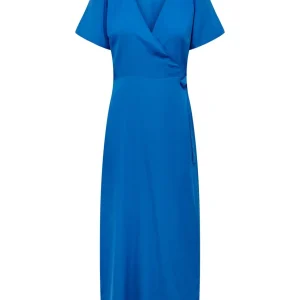 Onlkesia Life S/s Midi Dress Ptm - Blauw