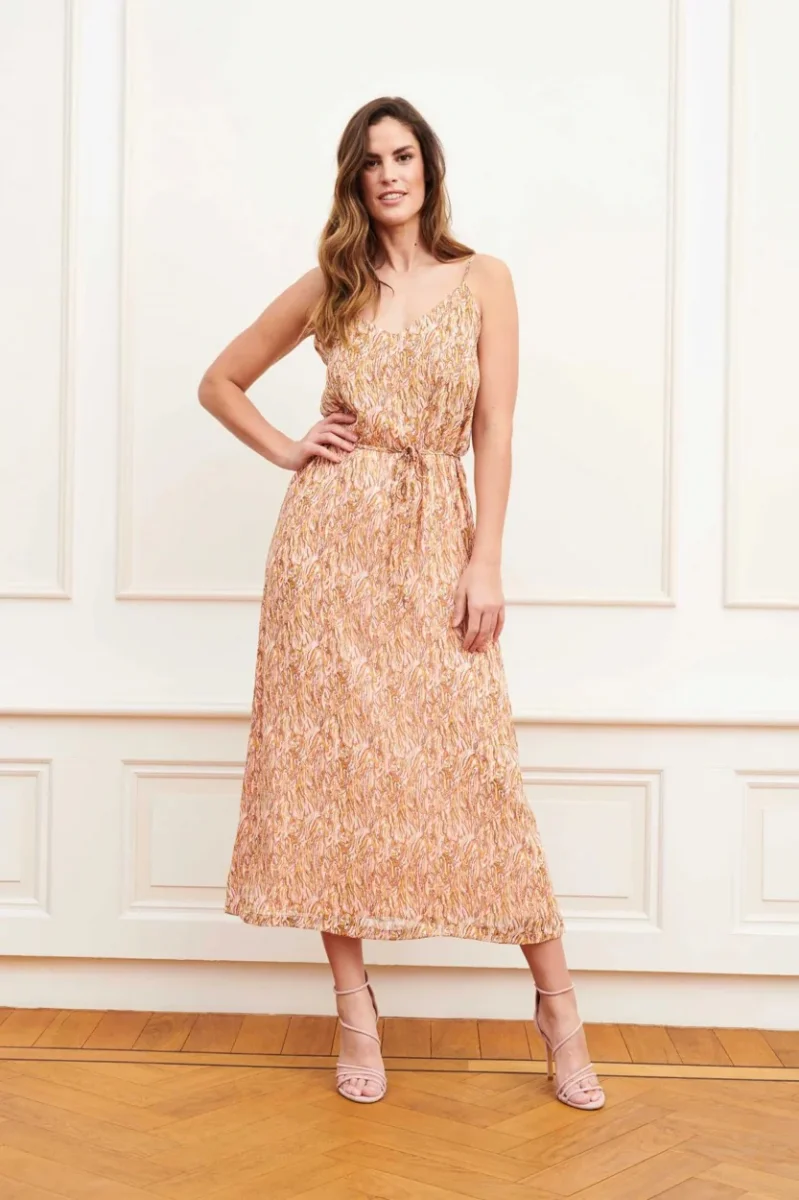 Dress Carlijn - Roze Dessin - Afbeelding 4