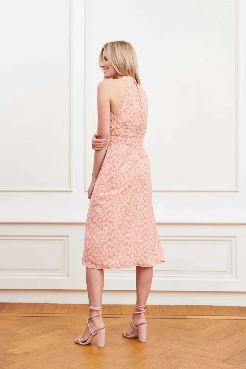 Dress Imke - Roze Dessin - Afbeelding 3