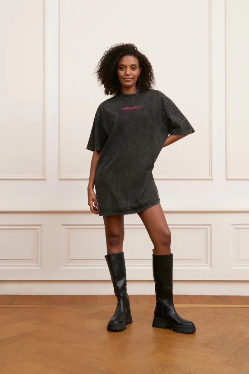 T-shirt Dress Roxy - Zwart - Afbeelding 4