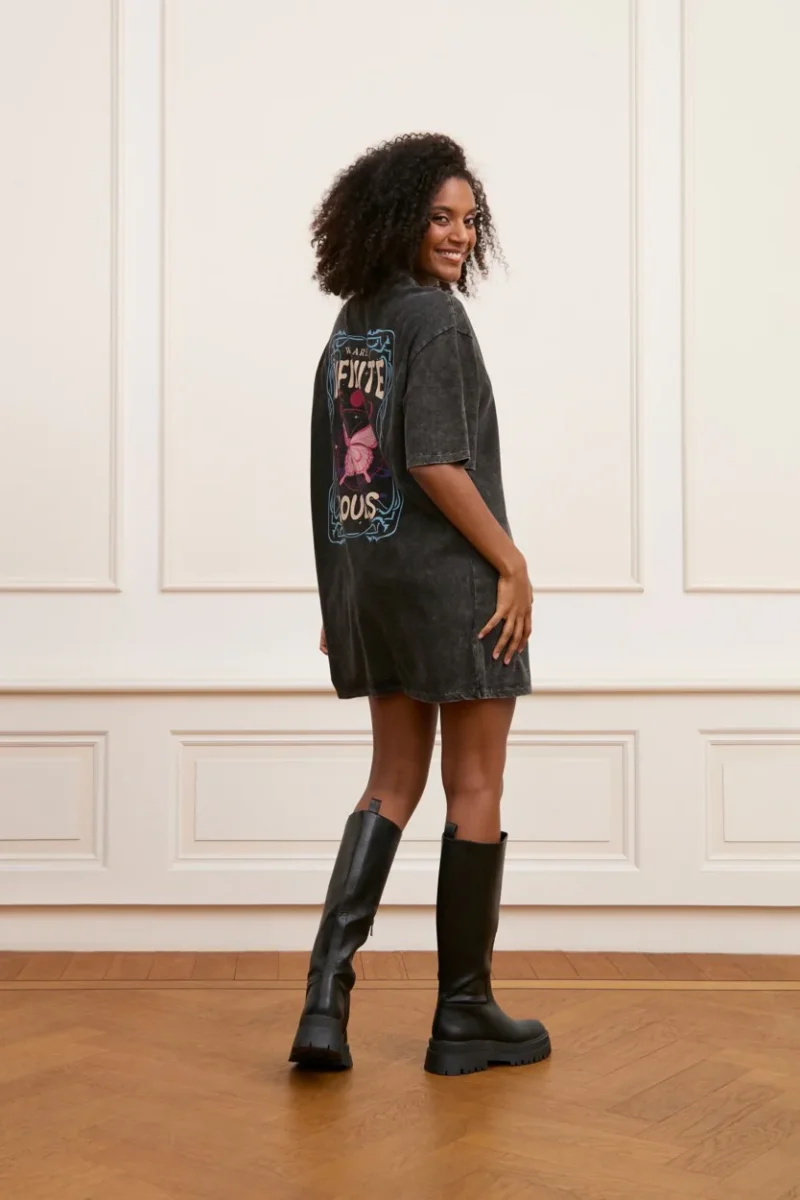 T-shirt Dress Roxy - Zwart - Afbeelding 5