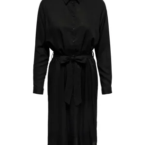 Onlmulba Life Ls Shirt Dress - Zwart