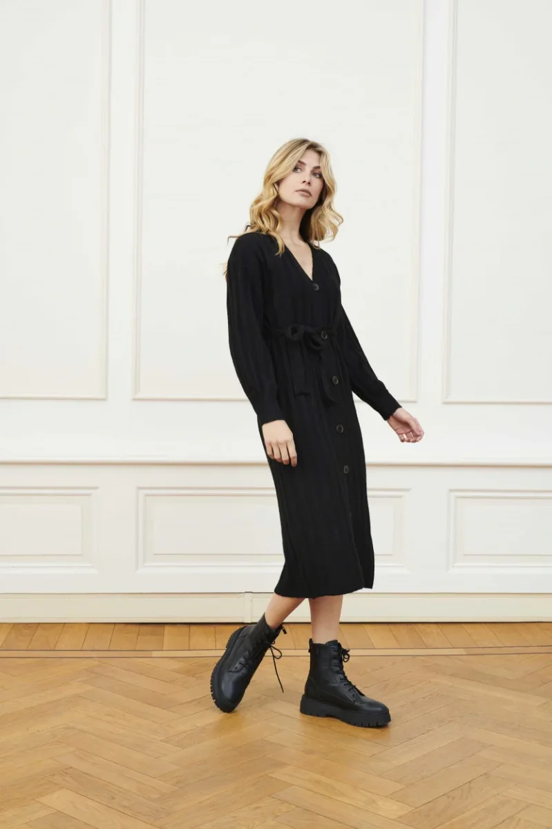 Dress Zahra - Zwart - Afbeelding 4