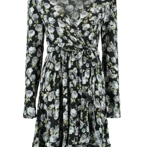 Ziggy Flower Mini Wrap - Zwart Dessin