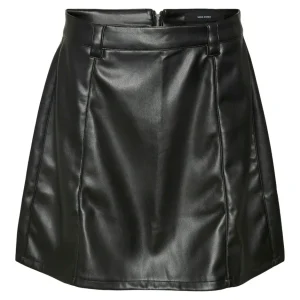 Vmwilla Hw Short Pl Skirt - Zwart