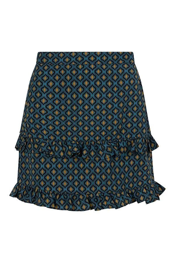 Skirt Silvana - Blauw Dessin - Afbeelding 2