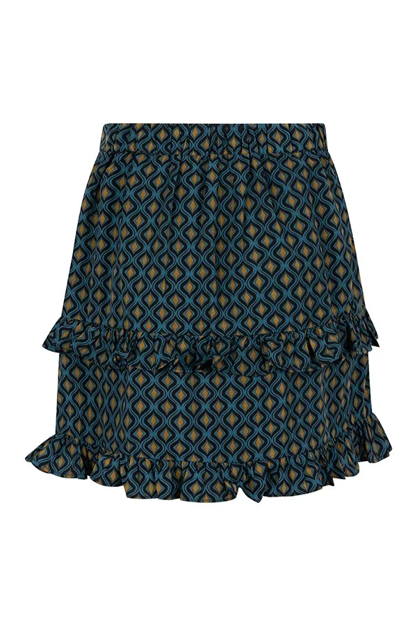 Skirt Silvana - Blauw Dessin - Afbeelding 3