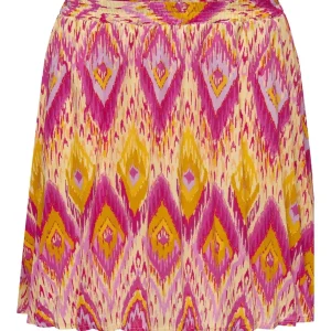Onlalma Life Poly Sh. Plisse Skirt - Roze Dessin