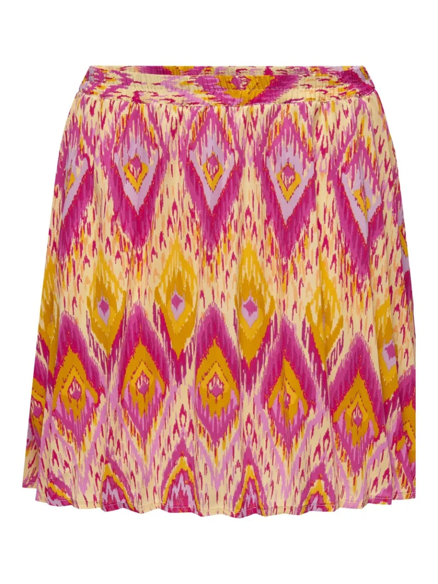 Onlalma Life Poly Sh. Plisse Skirt - Roze Dessin - Afbeelding 2