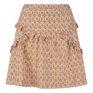 Skirt Lin - Bruin Dessin