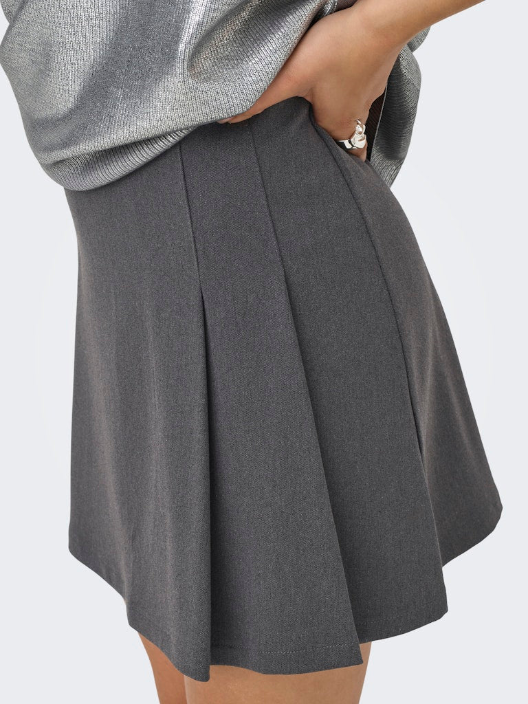 Onlsulajma Life Hw Pleat Skirt Cc Tlr - Antraciet - Afbeelding 8