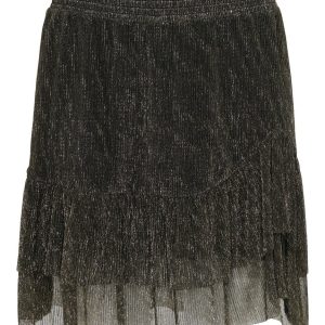 Onlmiana Plisse Glitter Skirt Jrs - Goudkleurig