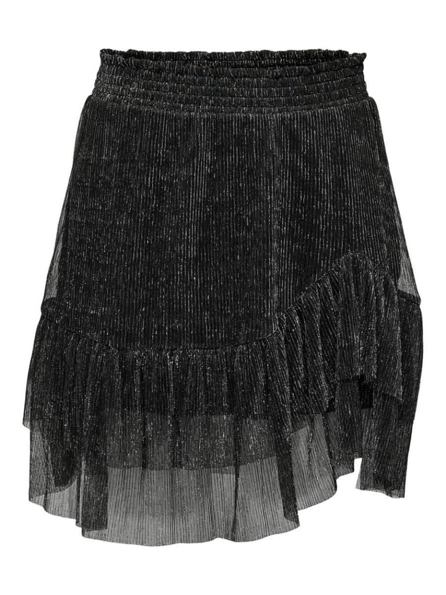 Onlmiana Plisse Glitter Skirt Jrs - Zilverkleurig - Afbeelding 2