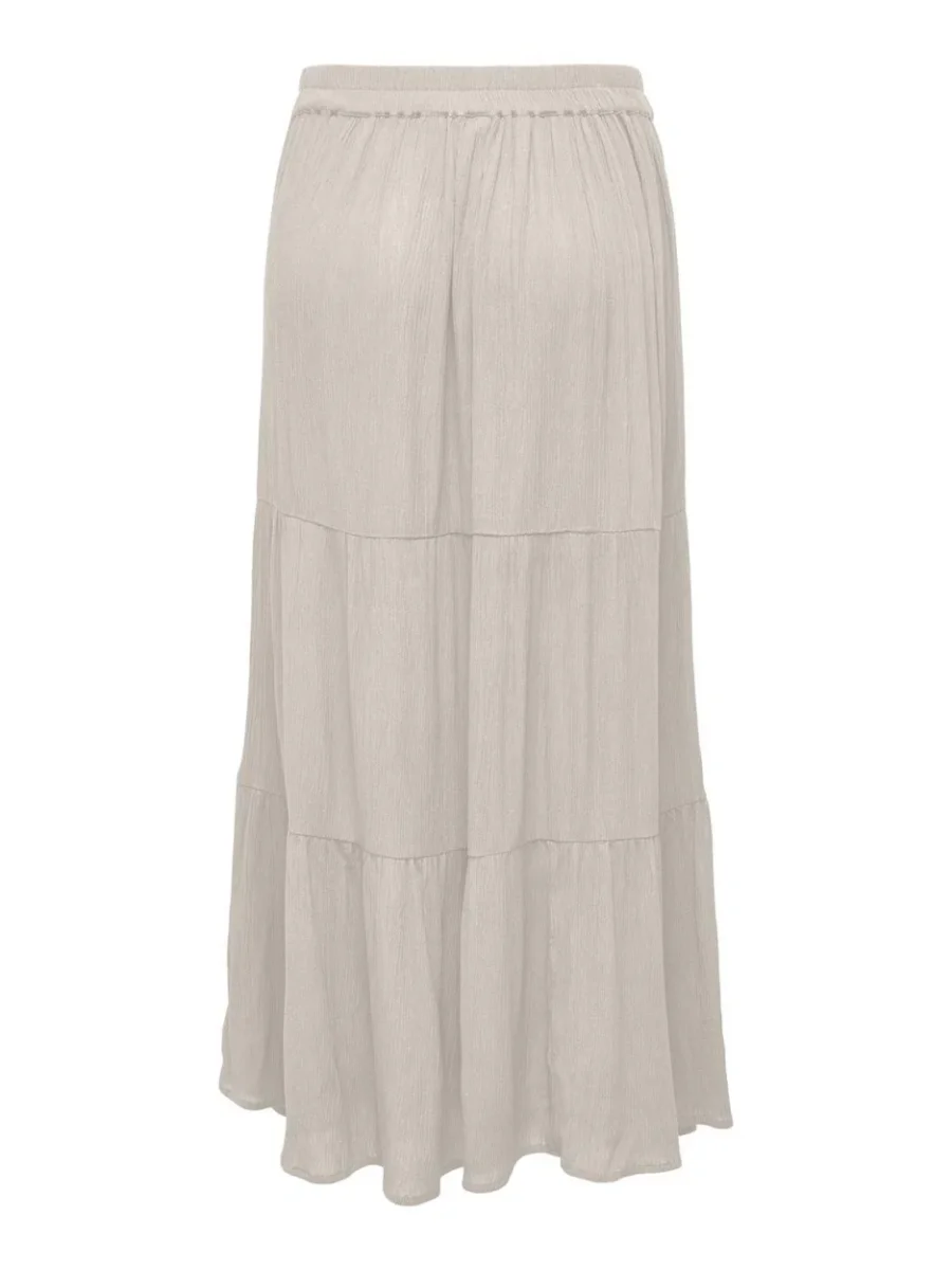 Onlmikka Life Long Skirt Wvn Noos - Beige - Afbeelding 3