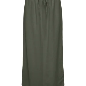Jdysay Mw Maxi Slit Skirt Wvn Noos - Army