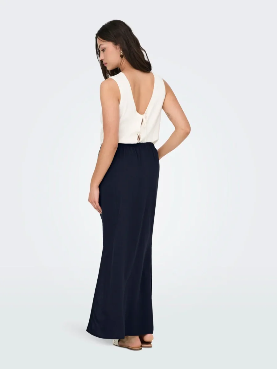 Jdysay Mw Maxi Slit Skirt Wvn Noos - Navy - Afbeelding 5