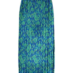 Onlalma Life Poly Plisse Skirt Aop - Blauw Dessin