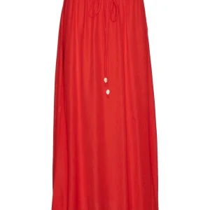 Vmoura Hw Ankle Skirt Wvn - Rood