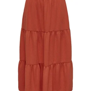 Jdyhannah Hw Midi Skirt Wvn - Brique