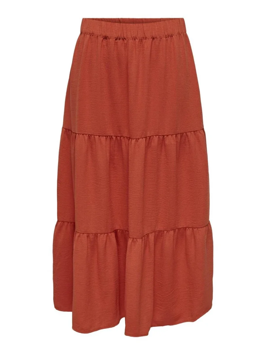 Jdyhannah Hw Midi Skirt Wvn - Brique - Afbeelding 2