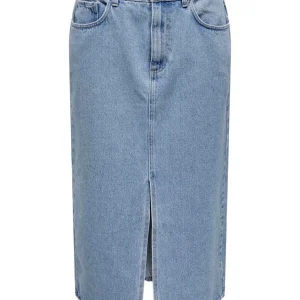 Onlbianca Midi Skirt Dnm Rea Noos - Blue Denim