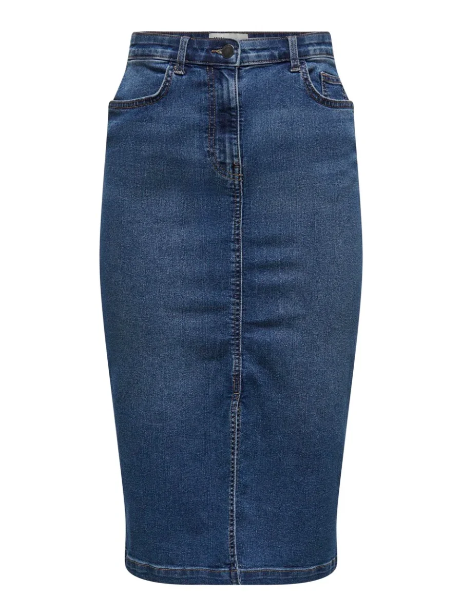 Jdymoon Hw Midi Slit Skirt Mix Dnm - Blue Denim - Afbeelding 2
