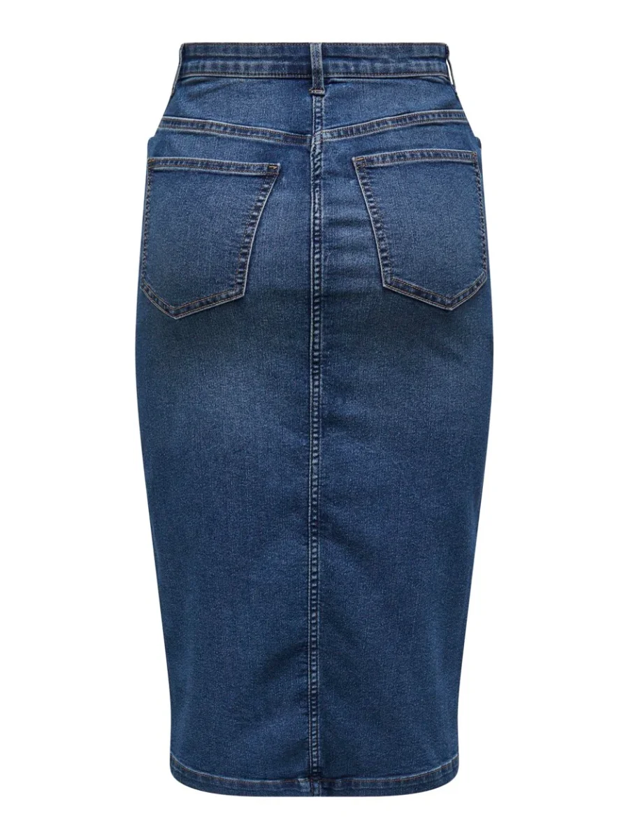 Jdymoon Hw Midi Slit Skirt Mix Dnm - Blue Denim - Afbeelding 3