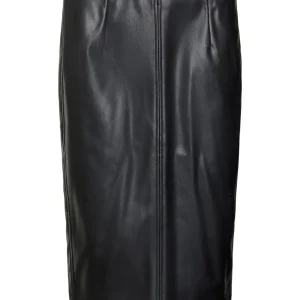 Vmbliss Hw Knee Pl Skirt - Zwart