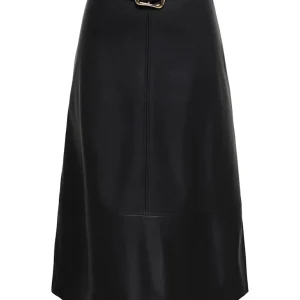 Jdyantoine Hw Faux Leather Skirt Pnt - Zwart