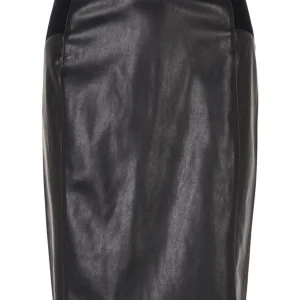 Vmbuttersia Hw Coated Skirt - Zwart