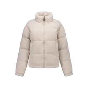 Signature Sherpa Puffer Jacket - Beige