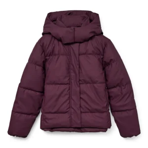 Vmgretakylie Short Coated Jacket Noos - Bordeaux