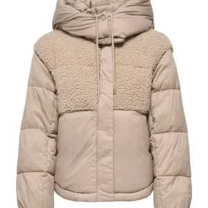 Onlagnes Life Teddy Mix Puffer Cs Otw - Taupe