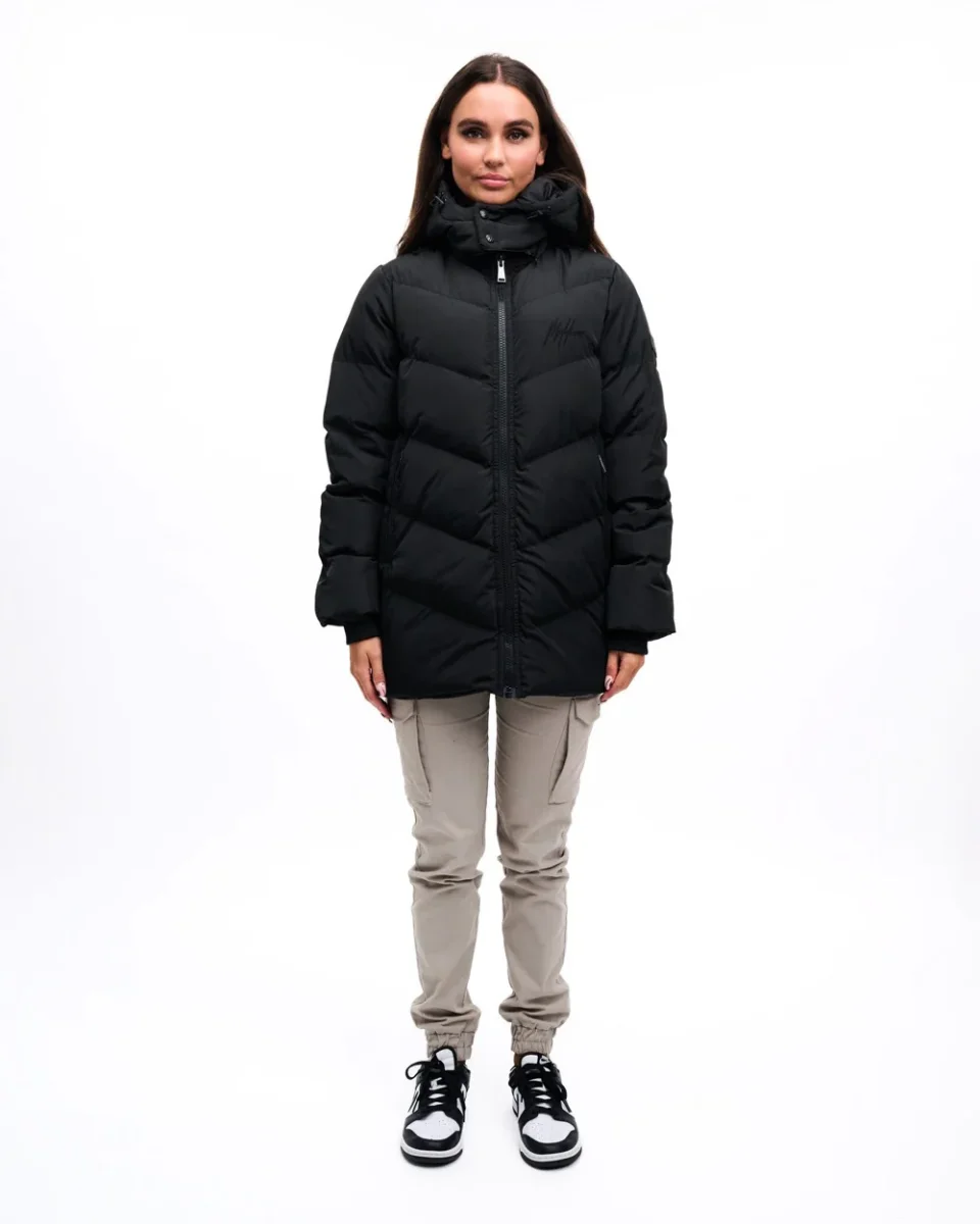 Diagonal Puffer - Zwart - Afbeelding 3