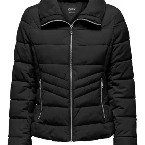 Onlhelen Short Puffer Jacket Otw - Zwart
