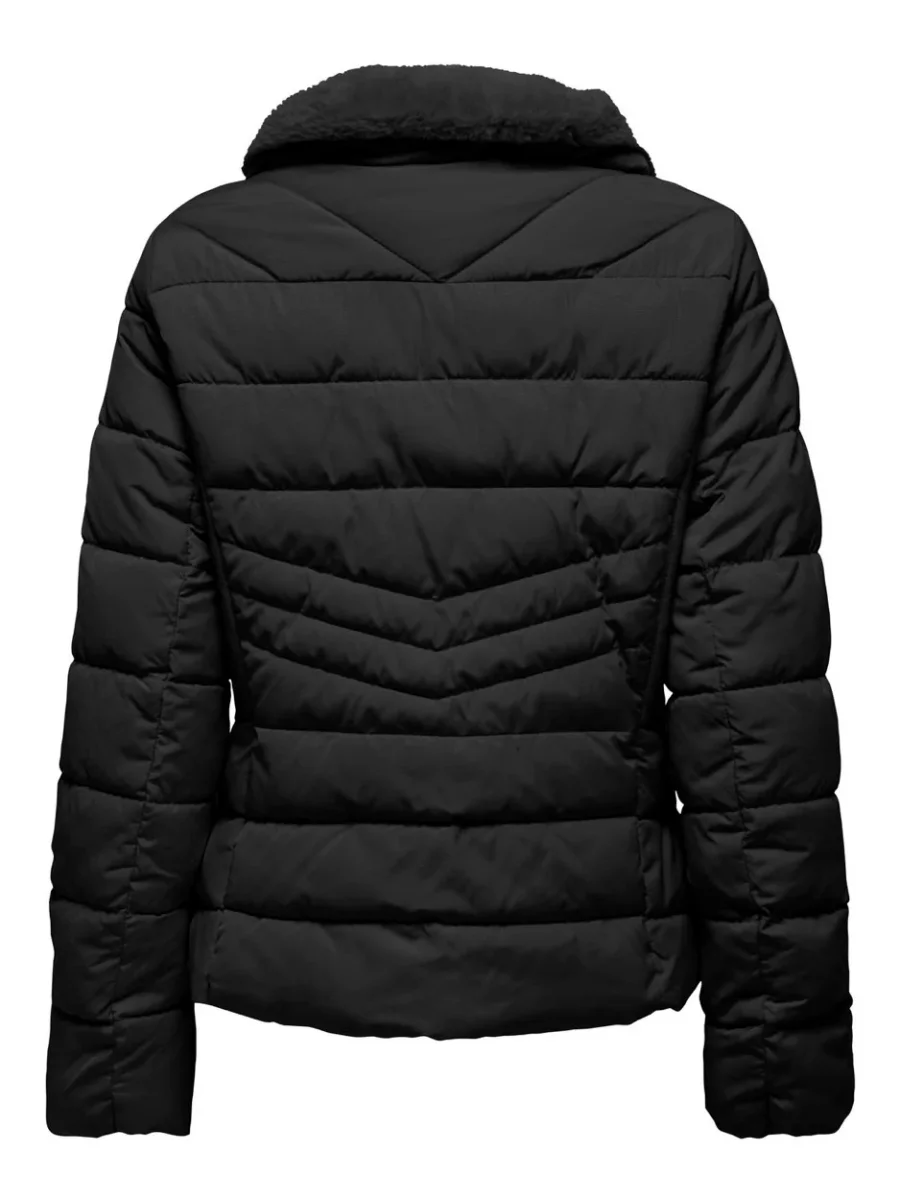 Onlhelen Short Puffer Jacket Otw - Zwart - Afbeelding 3