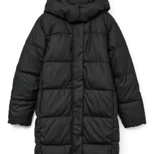 Vmgretakylie Coated Coat Noos - Zwart