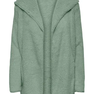 Onlcontact Hood Sherpa Coat Otw Cc - Lila