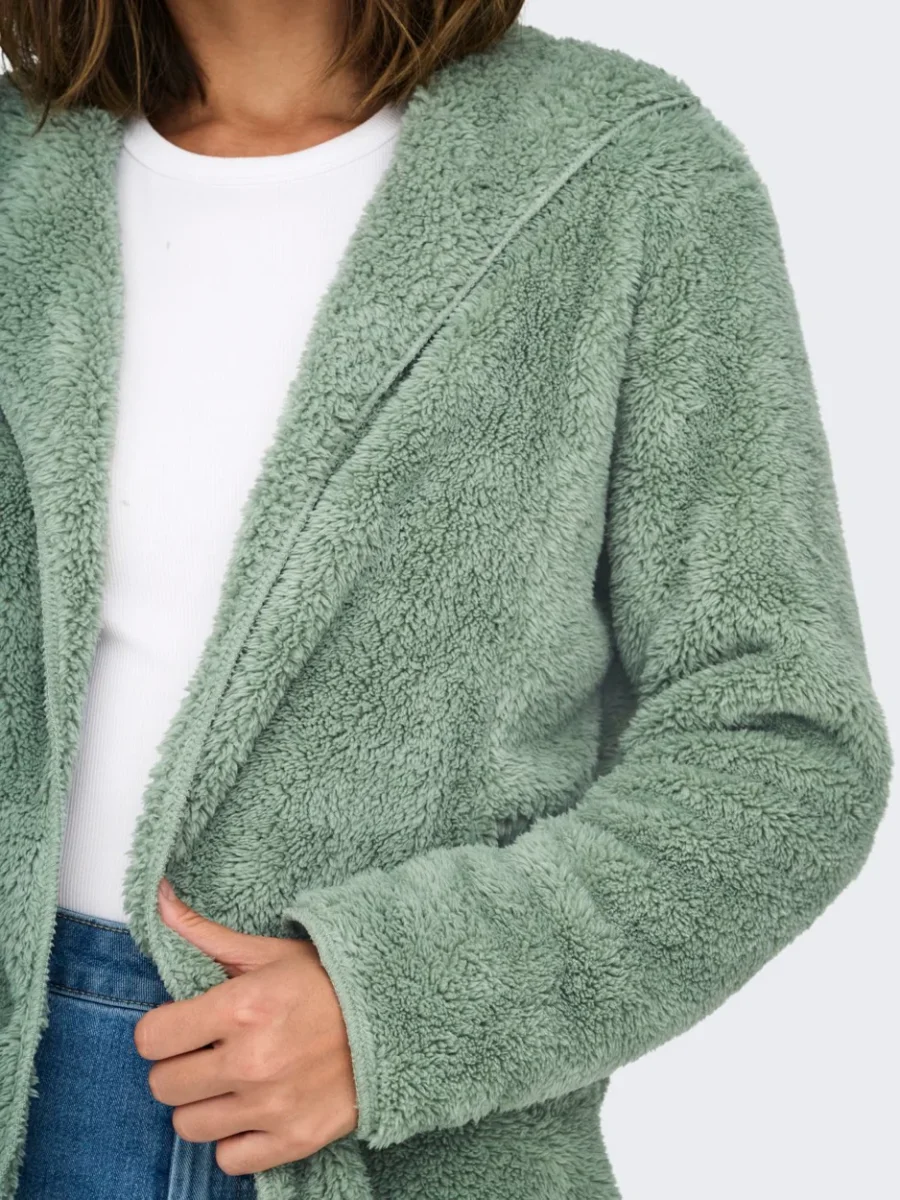 Onlcontact Hood Sherpa Coat Otw Cc - Lila - Afbeelding 6