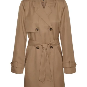 Vmceleste 3/4 Trenchcoat Noos - Licht Bruin